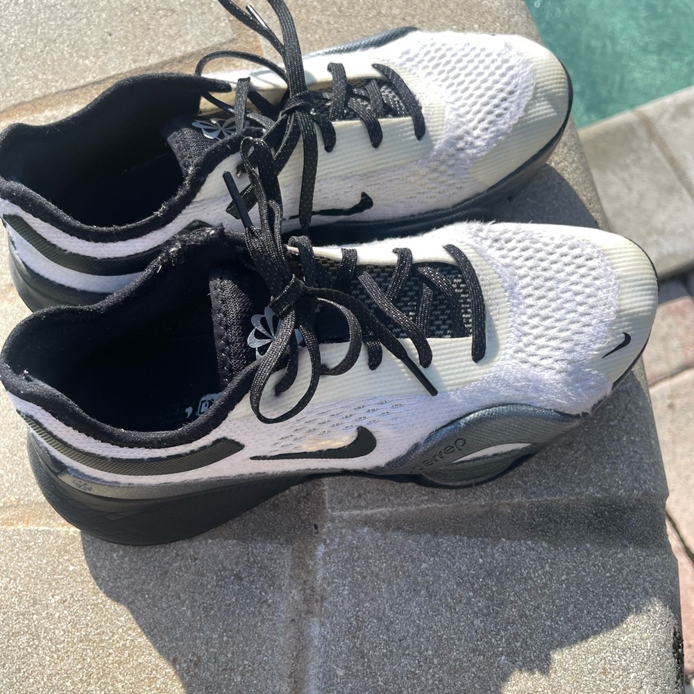 Nike White and Black Athletic Shoes